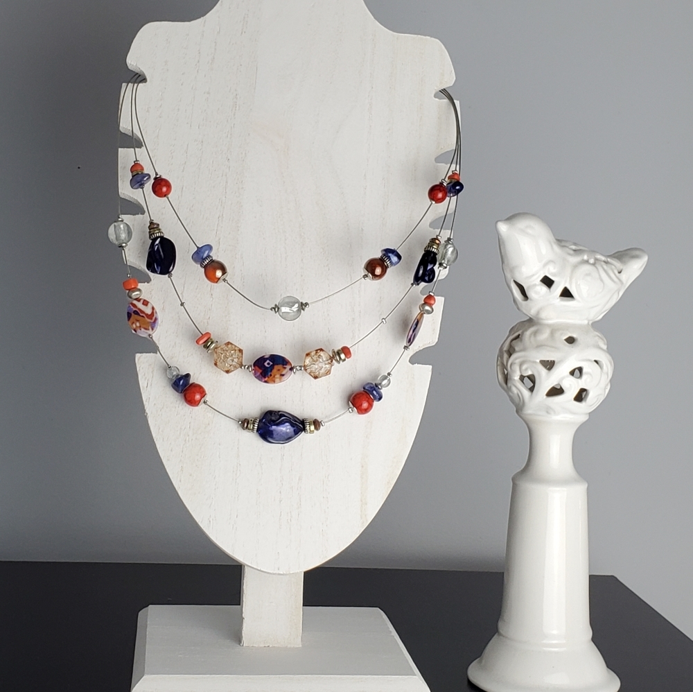 Ruby Rd. Multi-Strand Beaded Necklace - Picture 4 of 6